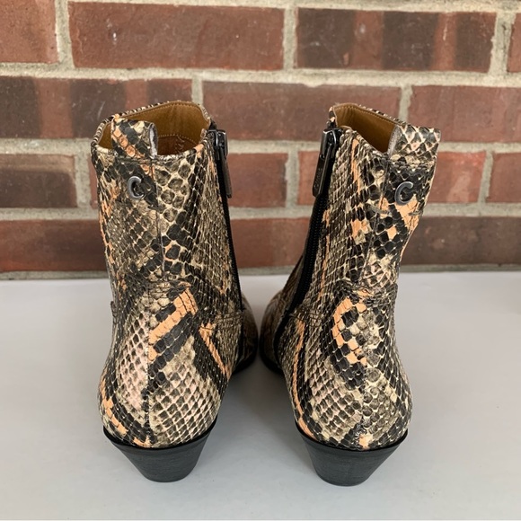 Circus by Sam Edelman Womens Garth Animal Print Western Ankle Boots US 7.5 M NEW - Picture 6 of 10